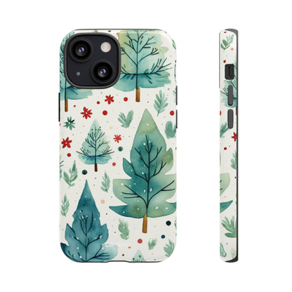 Joyful Evergreen Dance - iPhone Case