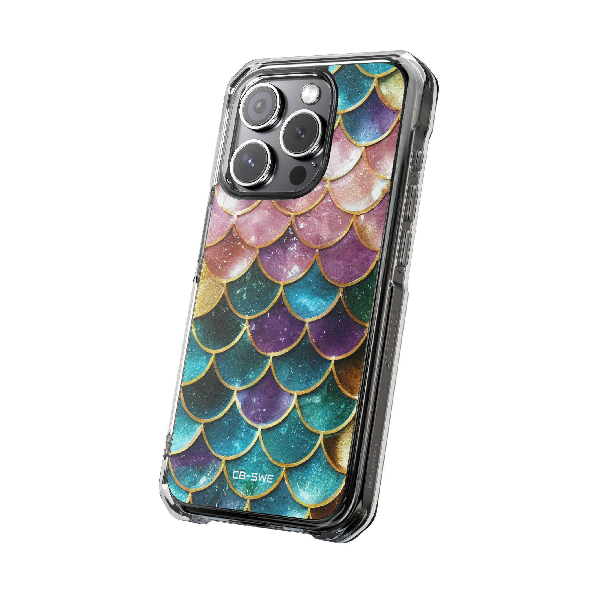 Mermaid Scale Radiance iPhone Case - Impact