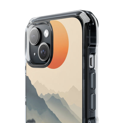 Mountains Embrace Sun iPhone Case - Impact