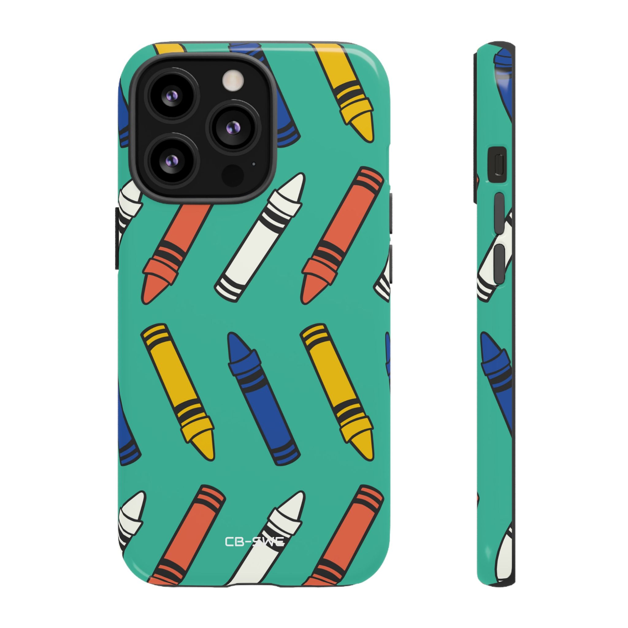 Crayons Dance Playfully - iPhone Case