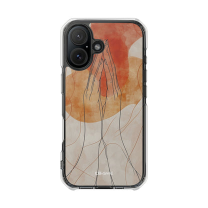 Hands Embrace Light iPhone Case - Impact