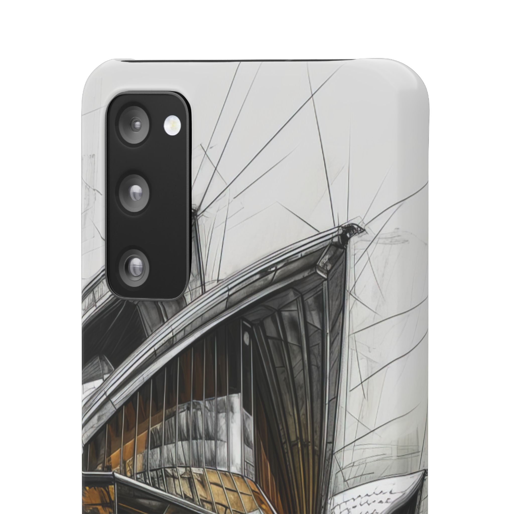 Architectural Curves in Line Formation Samsung S20 - Slim Phone Case