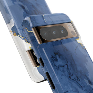 Timeless Blue Watercolor - Protective Phone Case