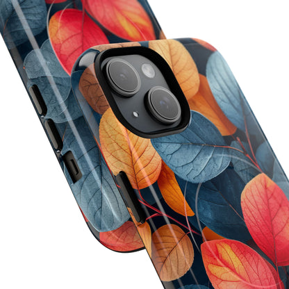 Vibrant Nature Leaves - Tough + MagSafe® iPhone 15 Phone Case