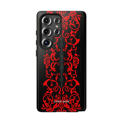 Crimson Spiral Samsung S25 Ultra Case - Tough