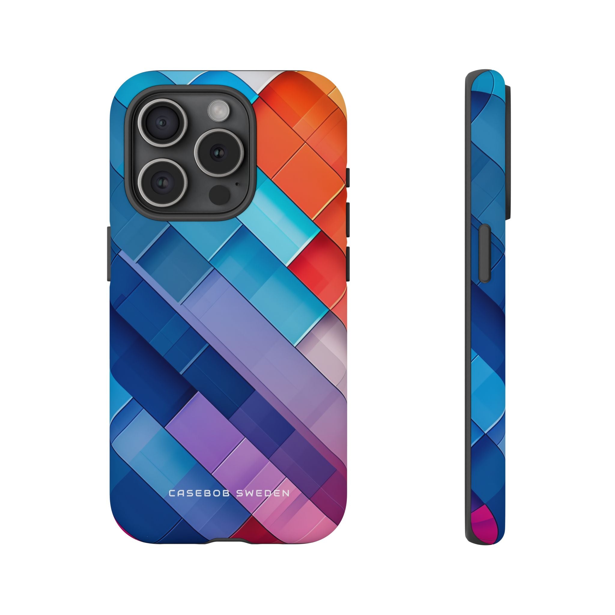 Vibrant GeoFlow iPhone 15 - Tough Phone Case