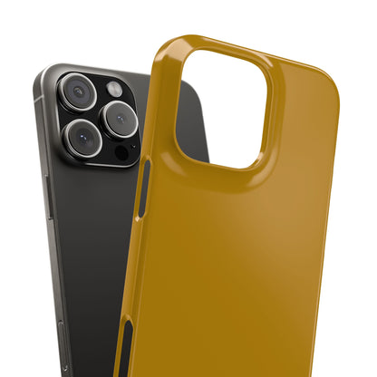 Dark Golden Rod iPhone 16 - Slim Phone Case