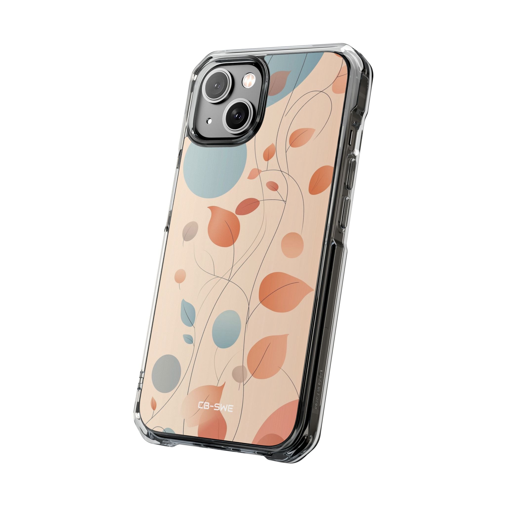 Gentle Leaves Drift iPhone Case - Impact