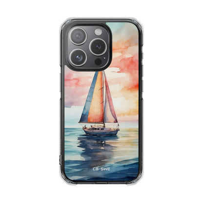 Sailboat Glides Calm iPhone Case - Impact