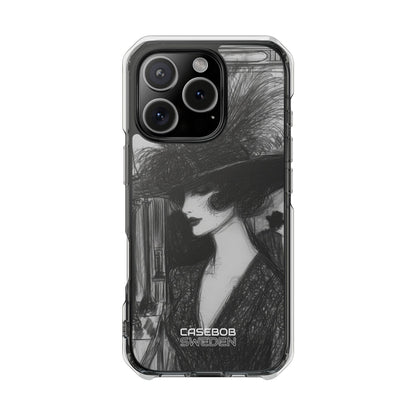 Vintage Feather Elegance iPhone 16 - Impact Clear+