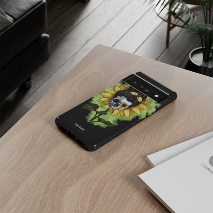 Sunflower Skull Fusion - Google Pixel Case