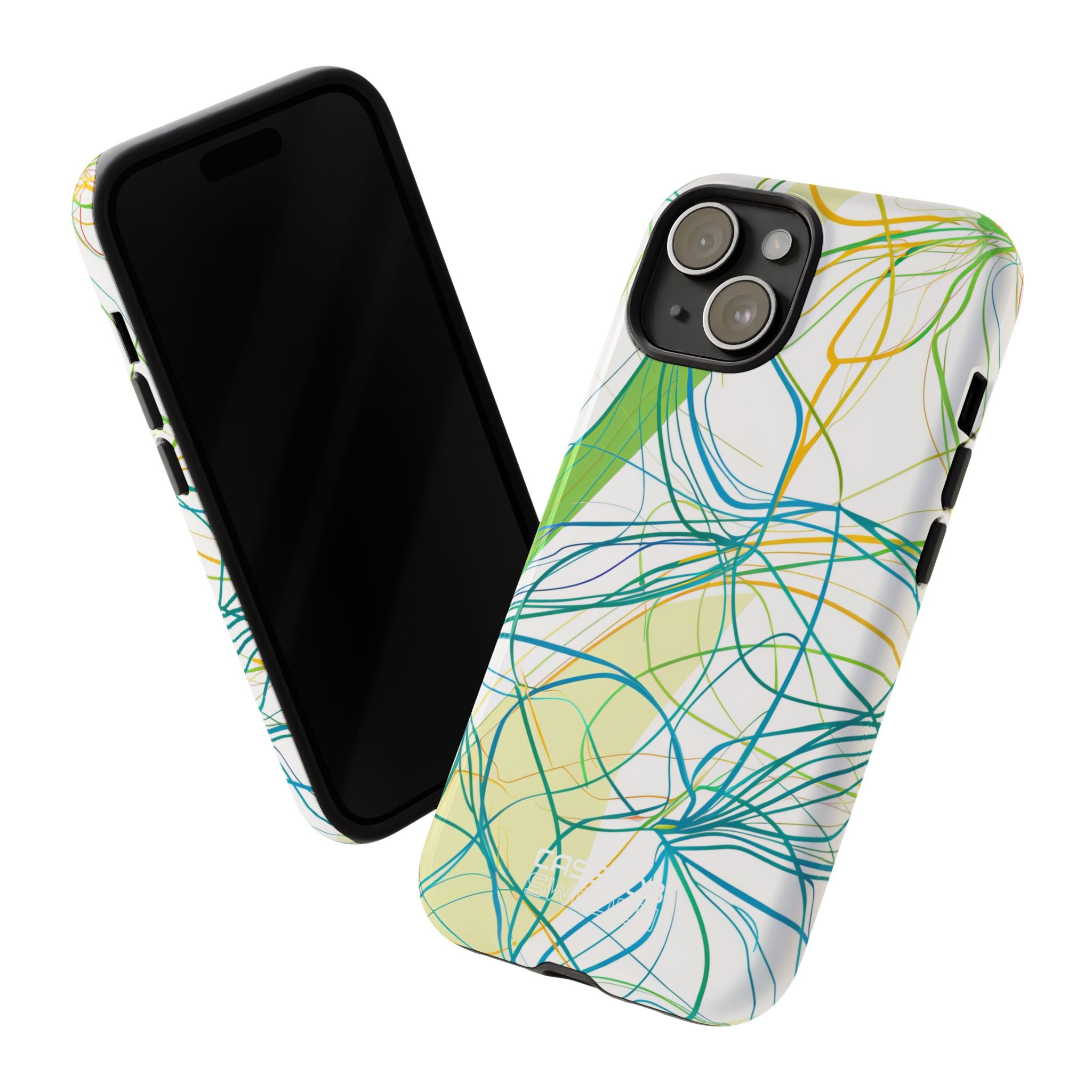 Correnti del fiume che si attorcigliano iPhone 15 - Tough