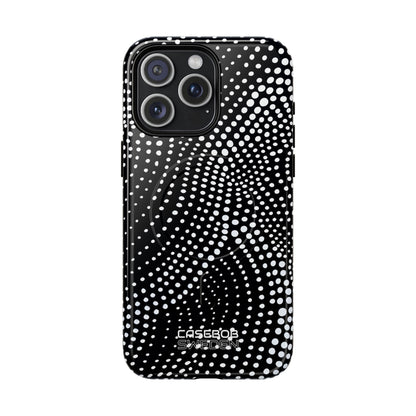 Waves of Dots iPhone 15 - Tough+