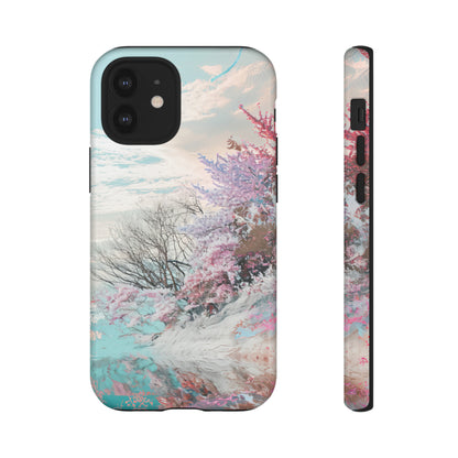 Winter Lake Weave Bliss - Protective Phone Case