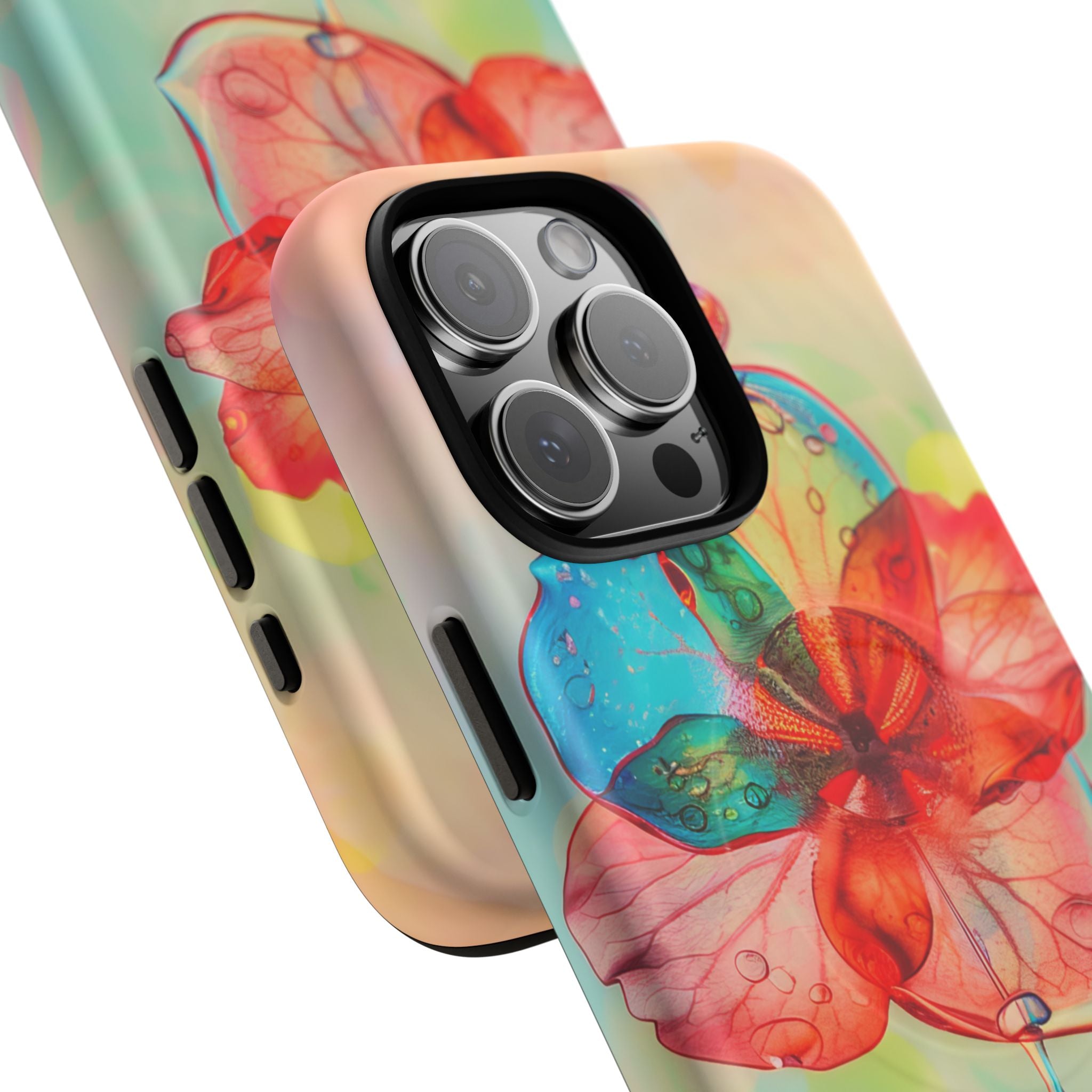 Ethereal Glass Flower iPhone 16 | Tough+ Phone Case