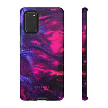 Deep Purple Ink Art - Protective Phone Case