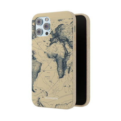 Vintage World Map | Biodegradable Phone Case