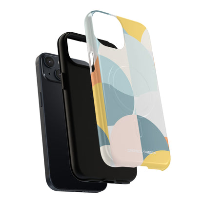 Abstract Geometric Calm - Tough + MagSafe® iPhone 14 Phone Case