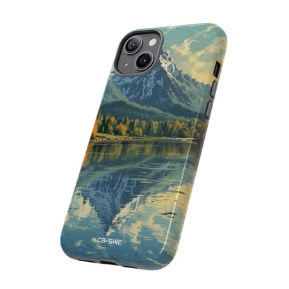 Mountain Reflects Calm - iPhone Case