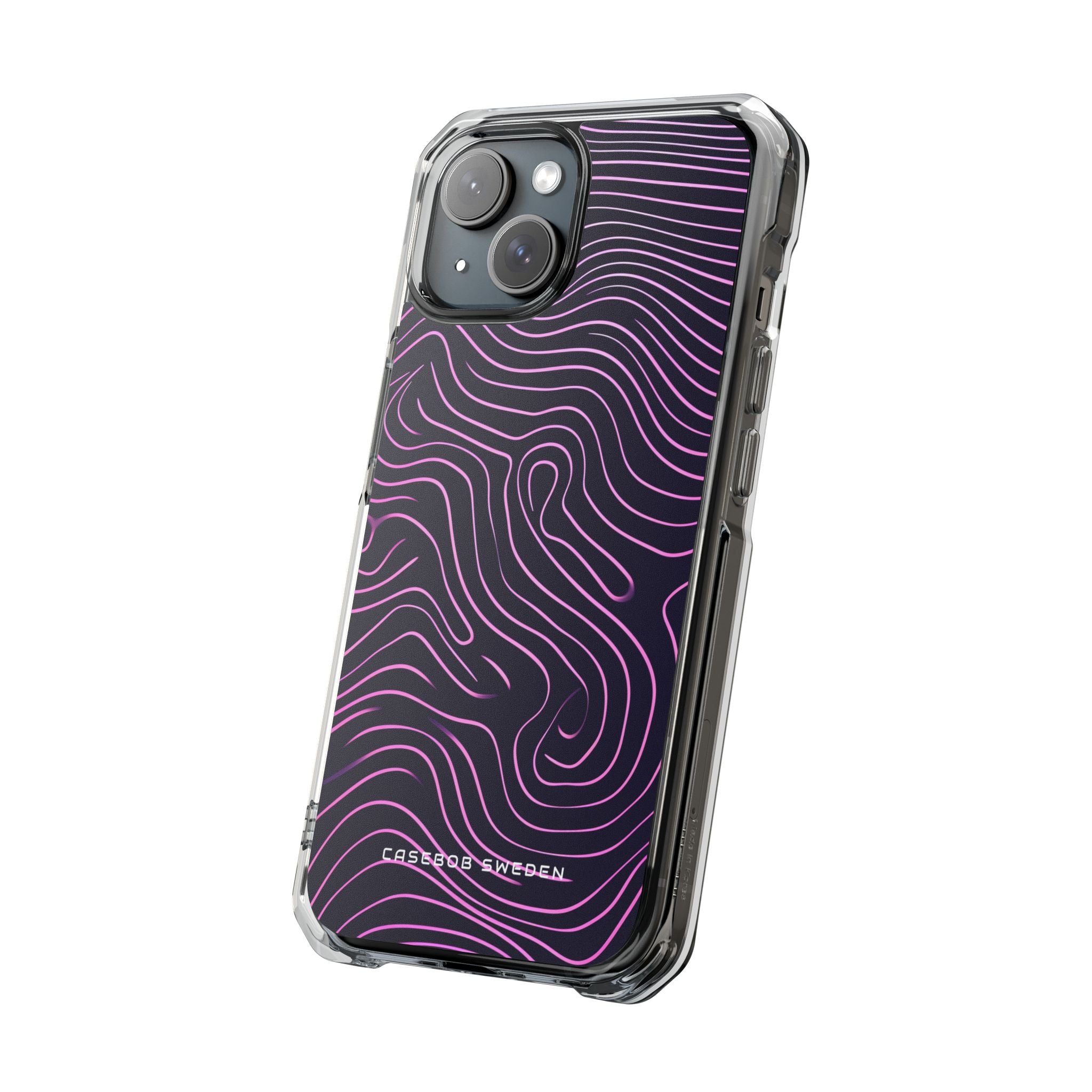 Contour Waveflow iPhone 15 - Clear Impact Phone Case