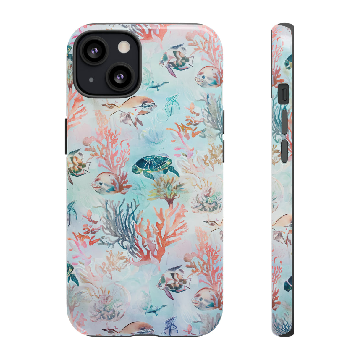 Pastel Underwater Serenade - Protective Phone Case