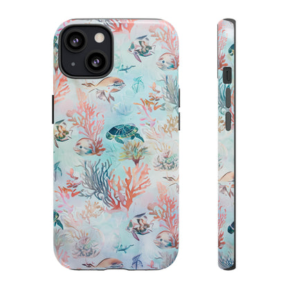 Pastel Underwater Serenade - Protective Phone Case