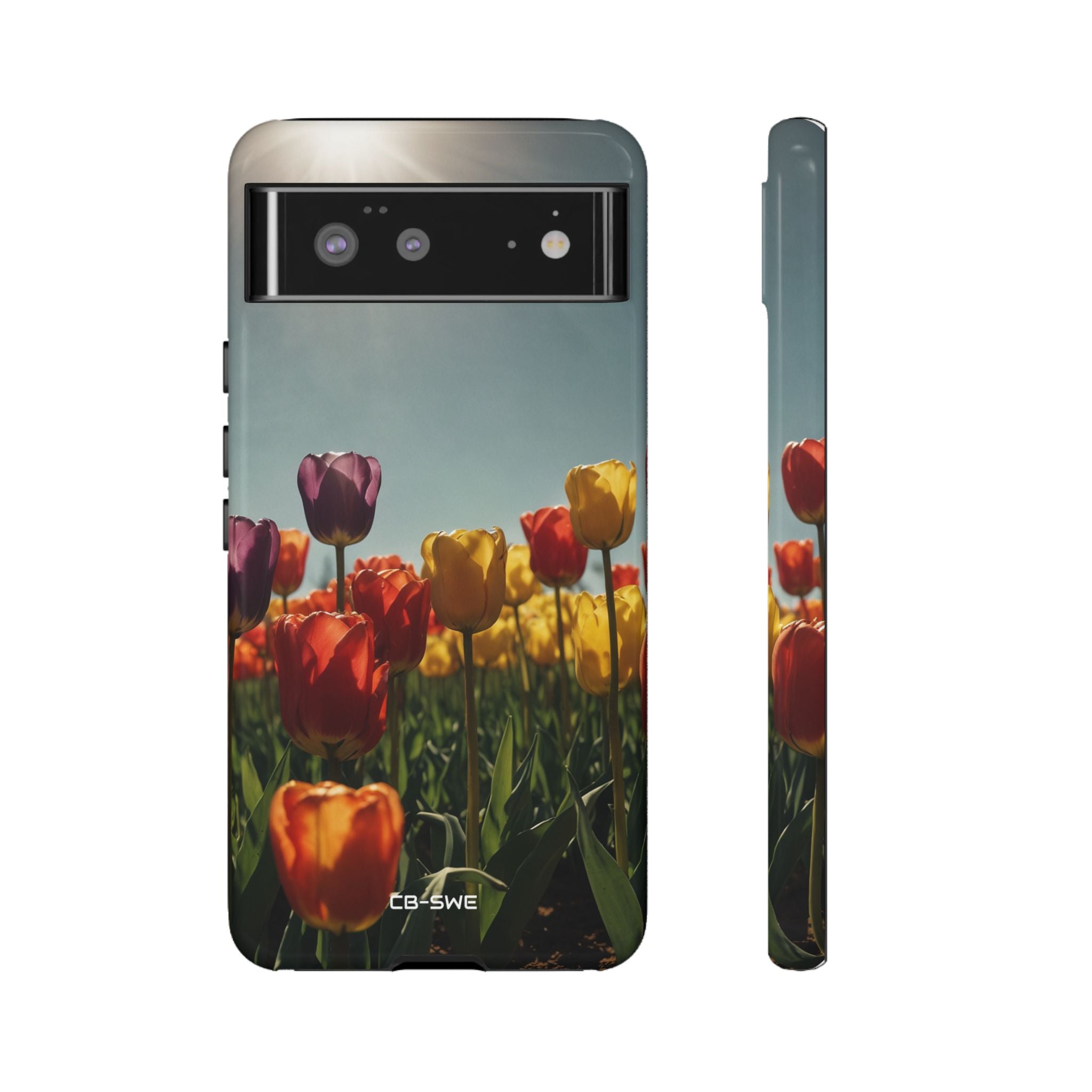 Tulips Embrace Sunlight - Google Pixel Case