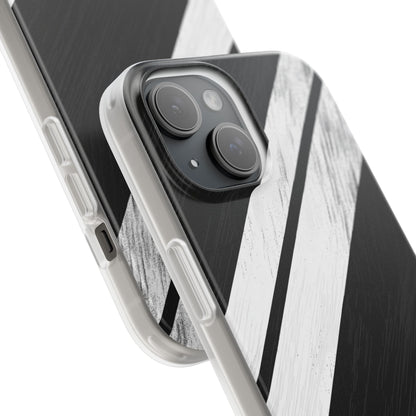 Distressed Stripe Motion iPhone 15 Case - Soft