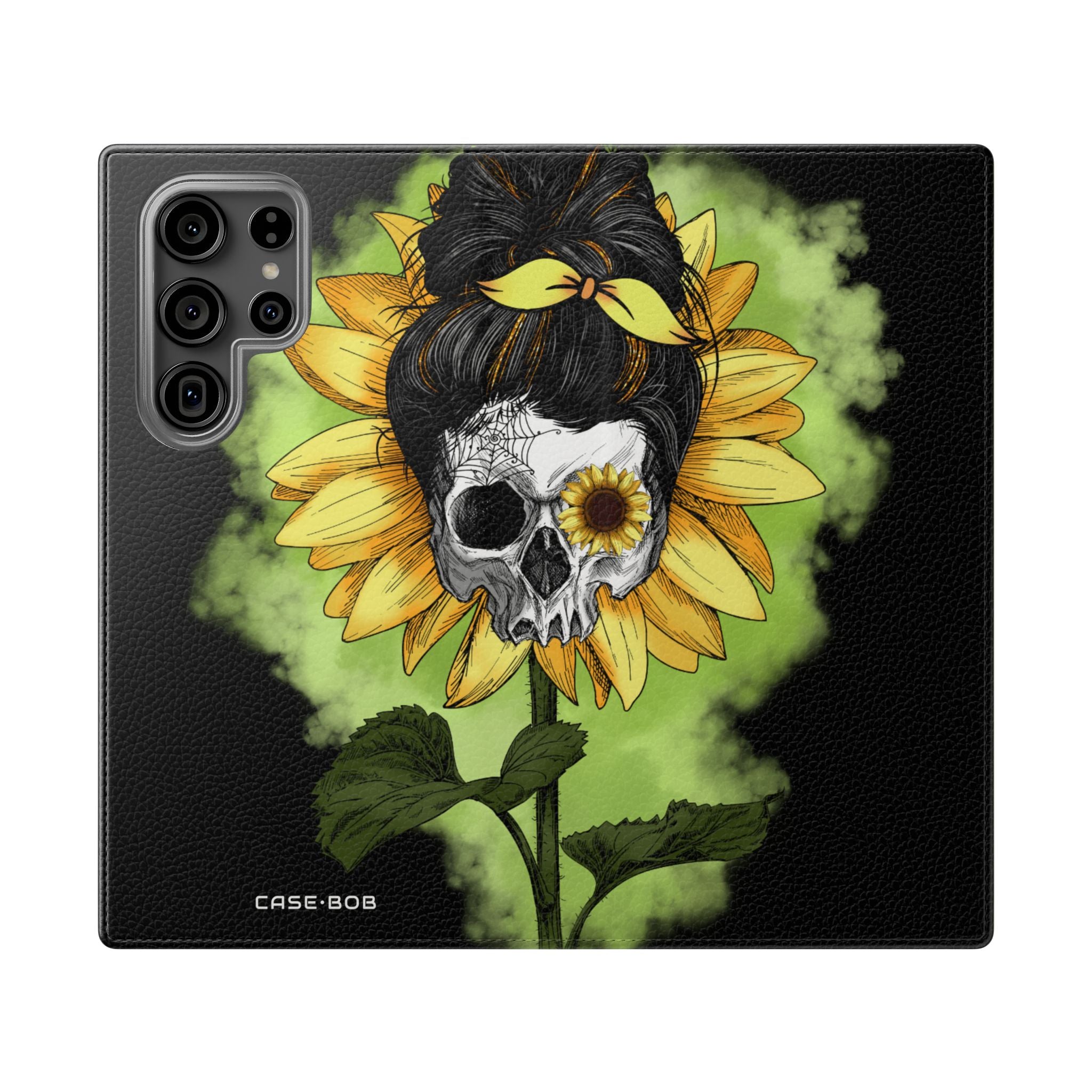Skull Sunflower - Samsung S23 Ultra Case - Wallet