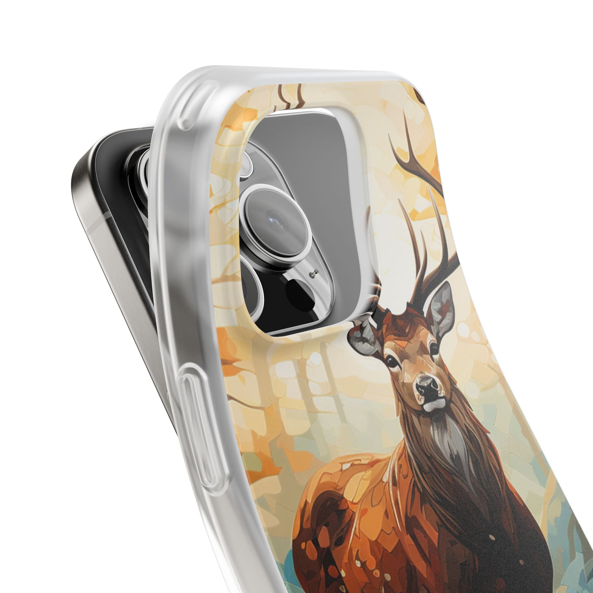 Glowing Stag iPhone 16 Pro Case - Soft