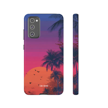 Tropical Sunset Silhouettes - Samsung Case