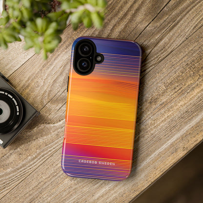 Gradient Sunset Flow iPhone 16 - Tough Phone Case