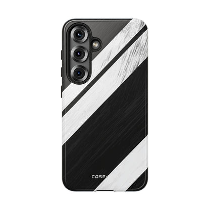Distressed Stripe Motion Samsung S25 Case - Tough