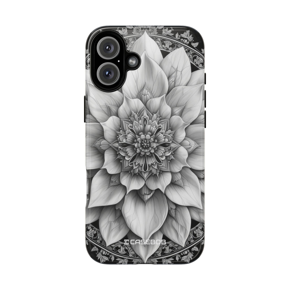 Celestial Mandala in Monochrome - for iPhone 16