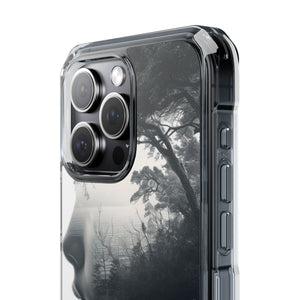 Nature Silhouette - Phone Case for iPhone (Clear Impact - Magnetic)