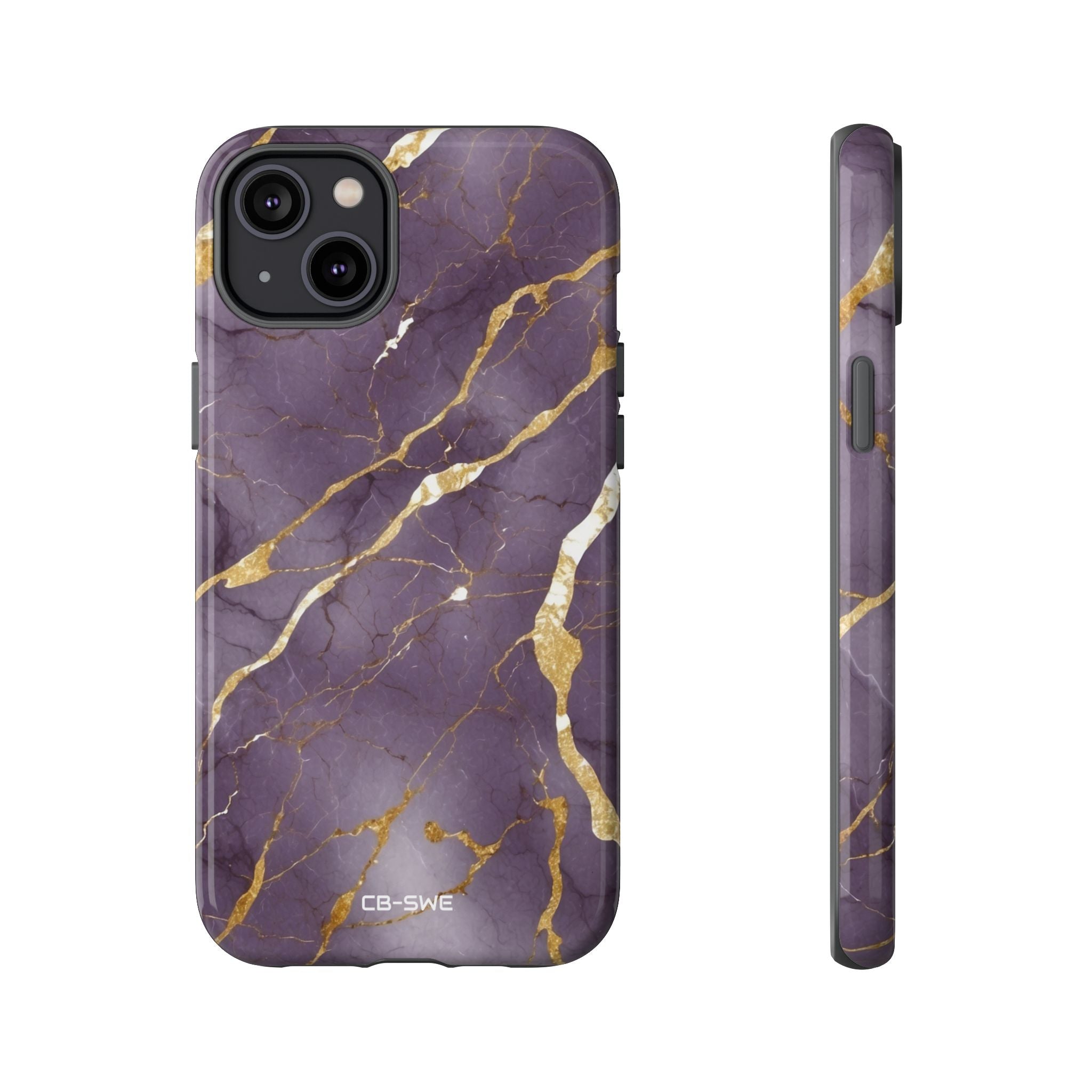 Golden Veins Flowing - iPhone Case