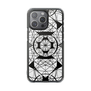 Geometric Hypnosis - Phone Case for iPhone (Clear Impact - Magnetic)