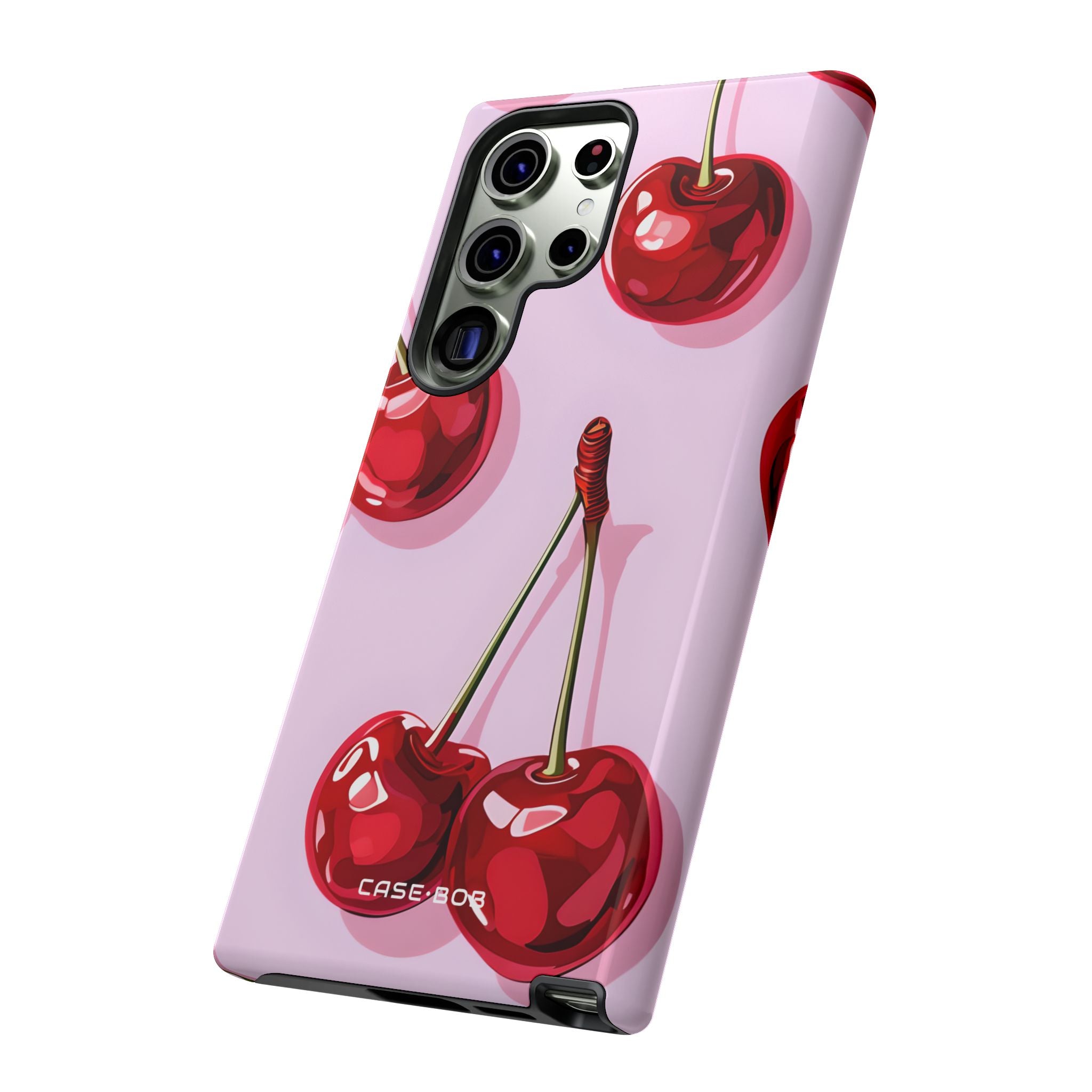 Glossy Cherry Burst Samsung S23 Ultra Case - Tough