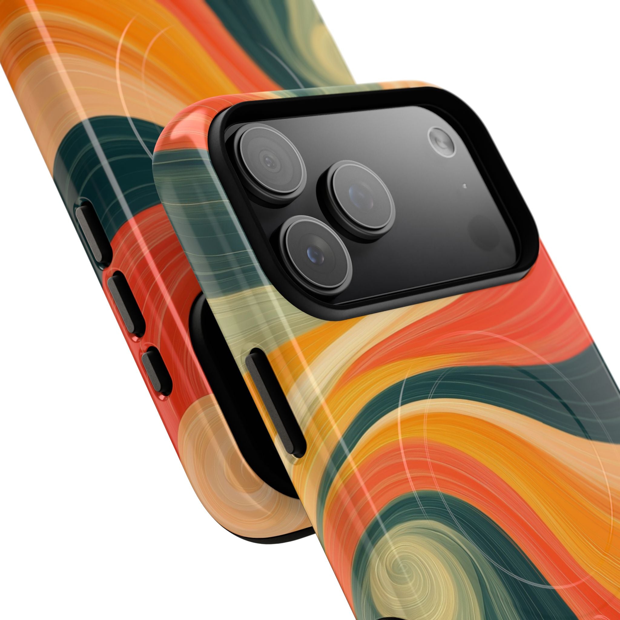 Swirling Ember iPhone 17 Pro Max Case - Tough+