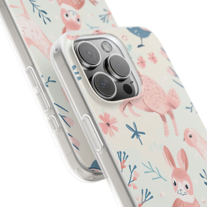 Pastel Whimsical Nature - Flexi iPhone 16 Phone Case