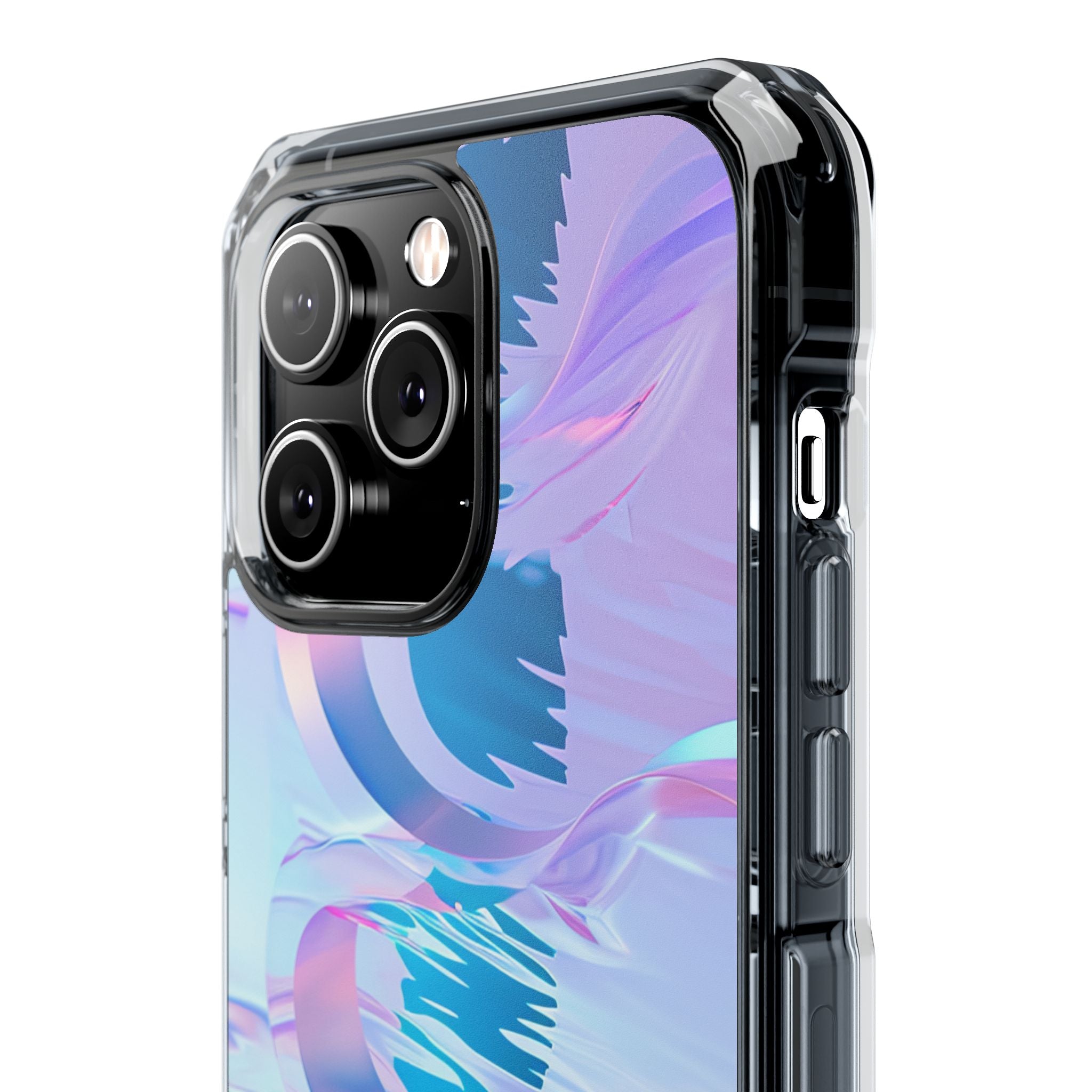 Iridescente Stromende Golven iPhone 14 - Impact Clear+