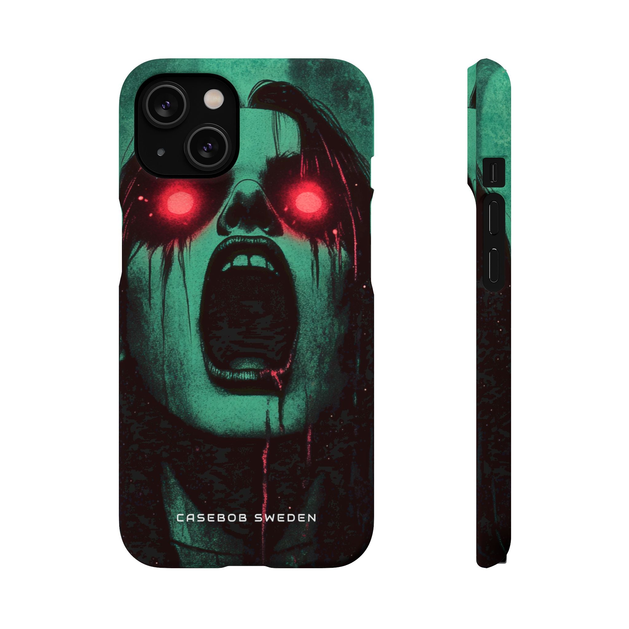 Haunting Glow of Gothic Eyes iPhone 14 - Slim Phone Case