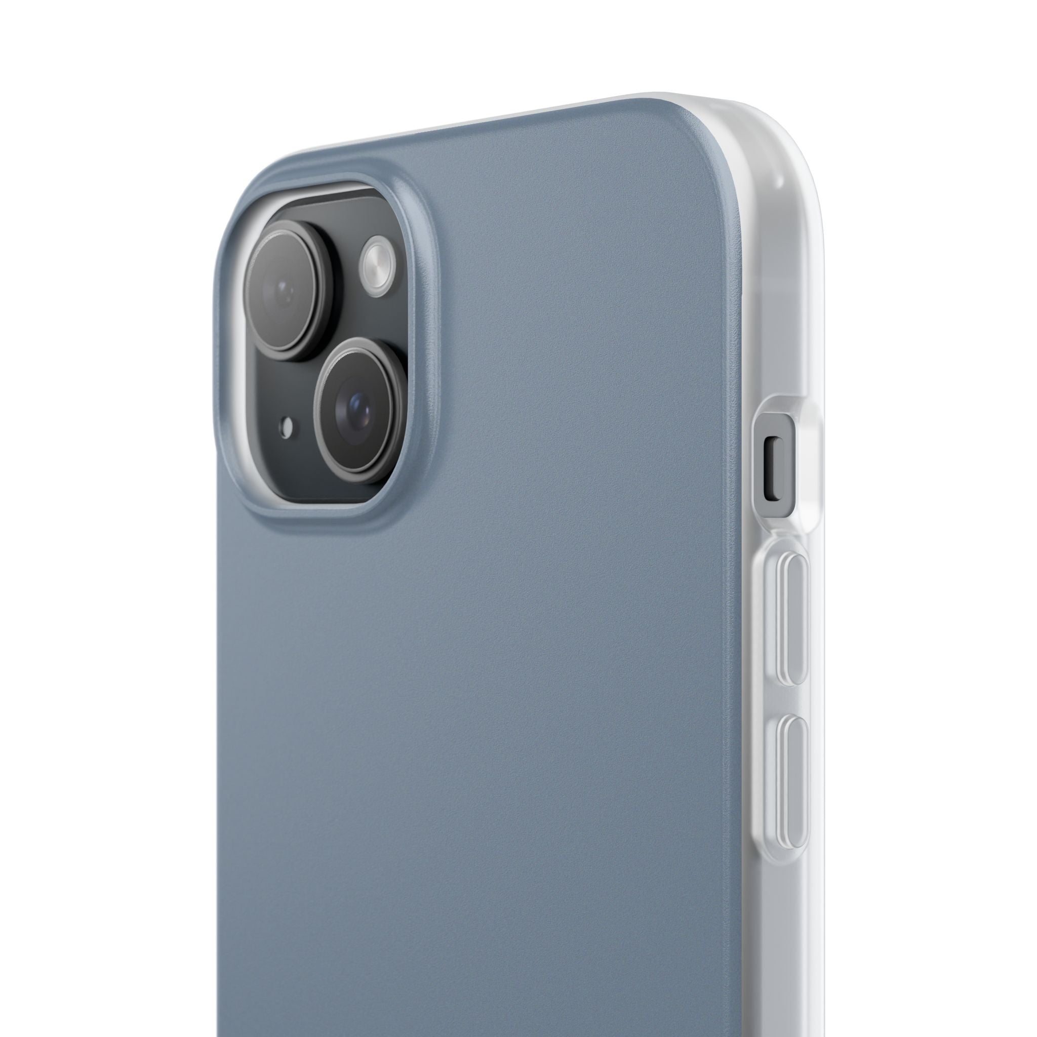 Light Slate Gray iPhone 15 - Flexi Phone Case