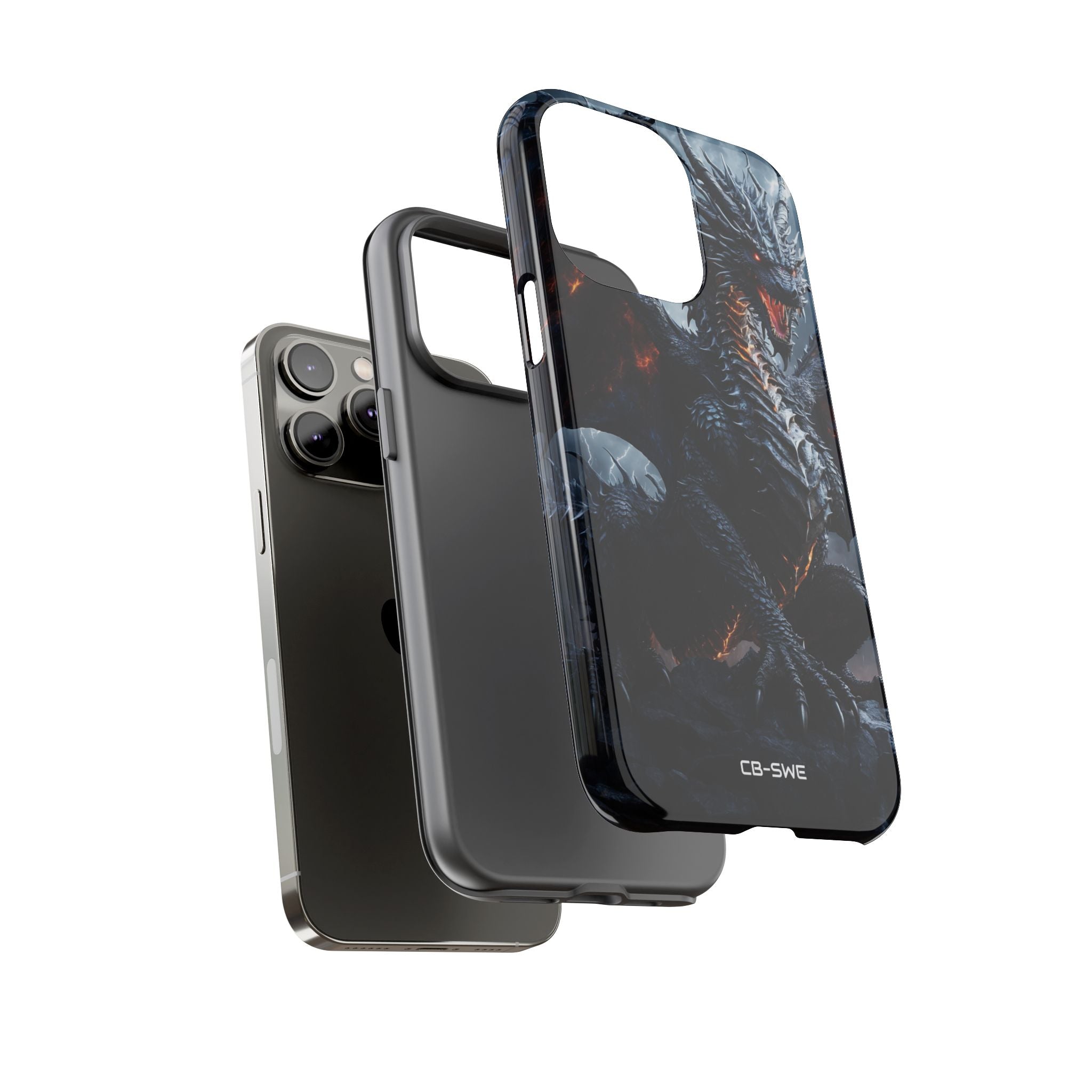 Fiery Wings Unleashed - iPhone Case