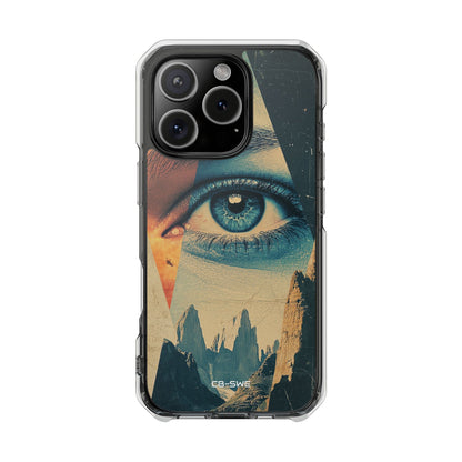 Eye Meets Mountains iPhone Case - Impact