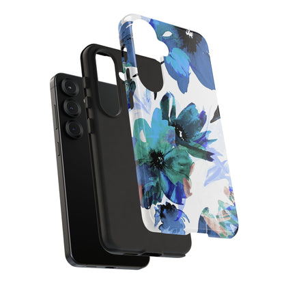 Blue Blossom Radiance Samsung S25 Case - Tough