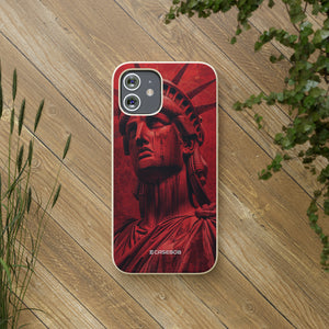 Red Liberty Revolution | Biodegradable Phone Case