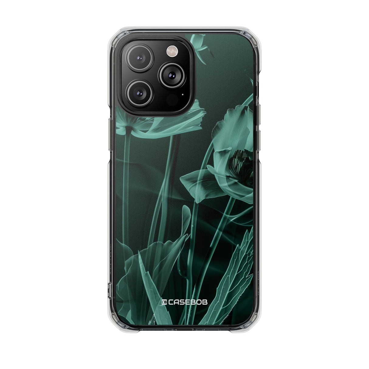 Botanical Transparency - Phone Case for iPhone (Clear Impact - Magnetic)