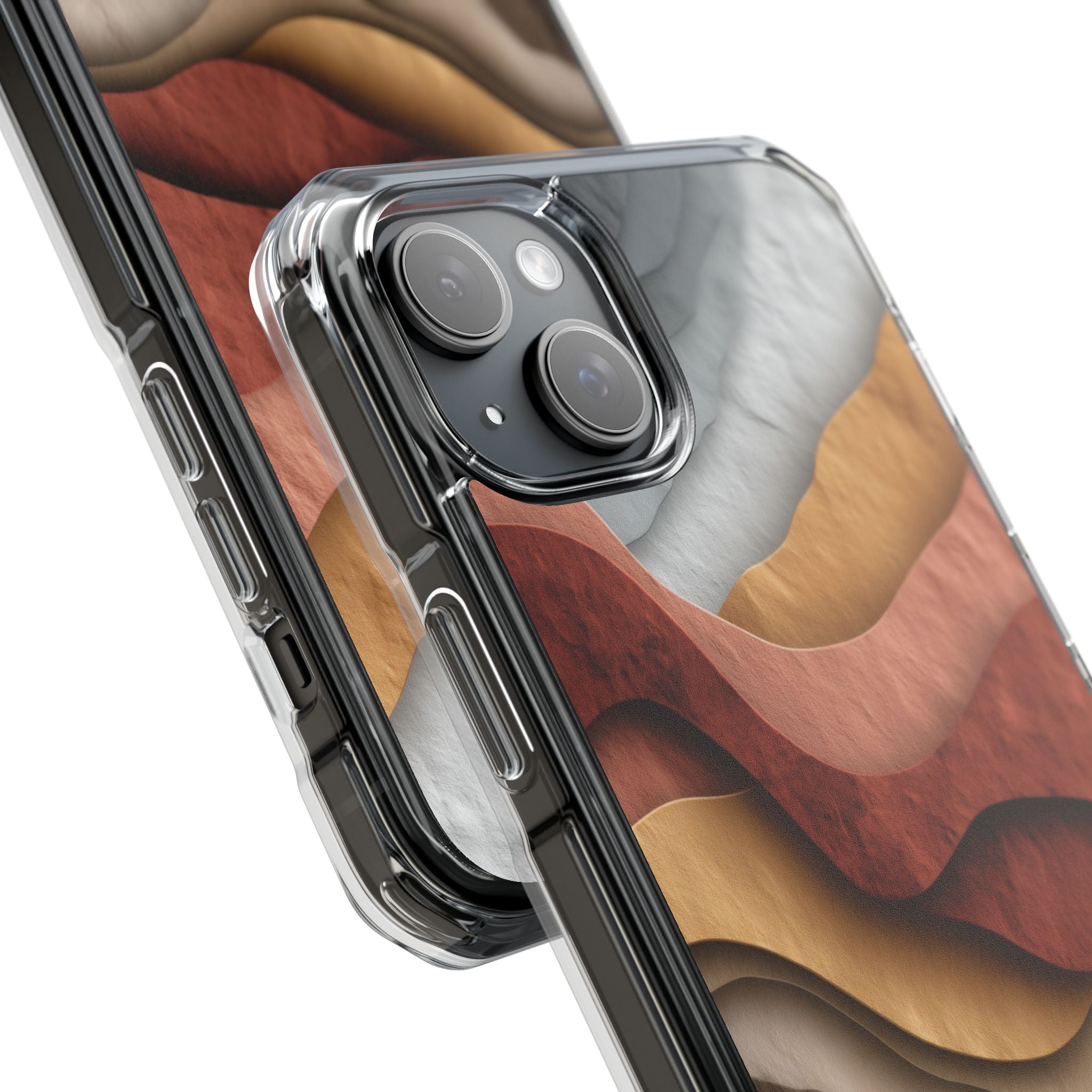 Layered Earth Whisper iPhone Case - Impact
