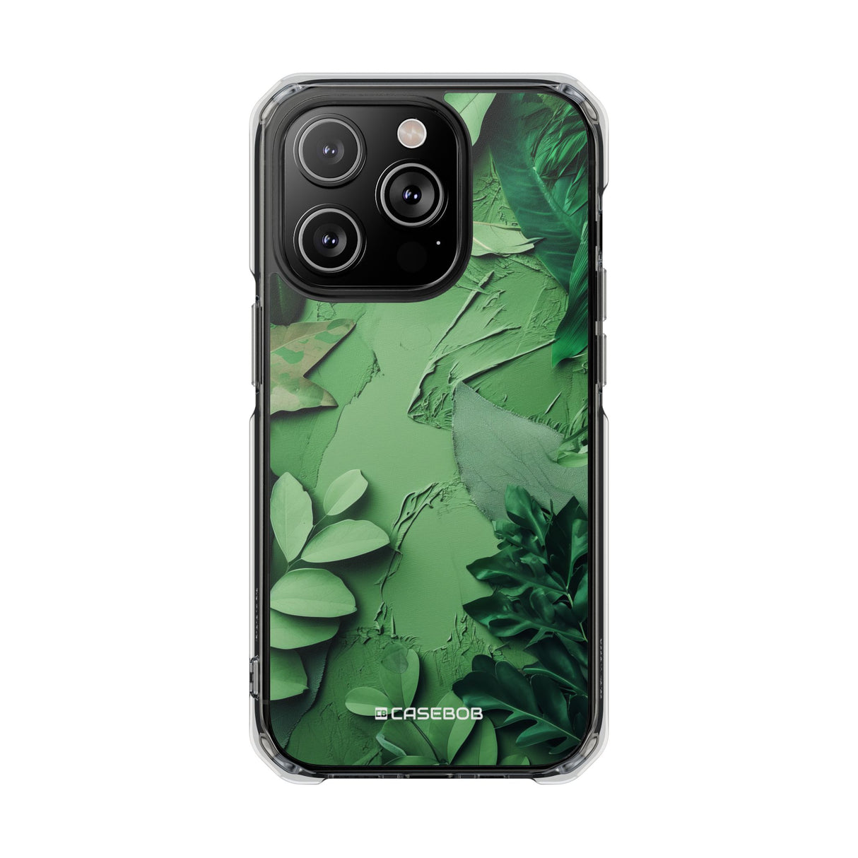 Pantone Greene Design | Handyhülle für iPhone (Clear Impact Case – magnetisch)